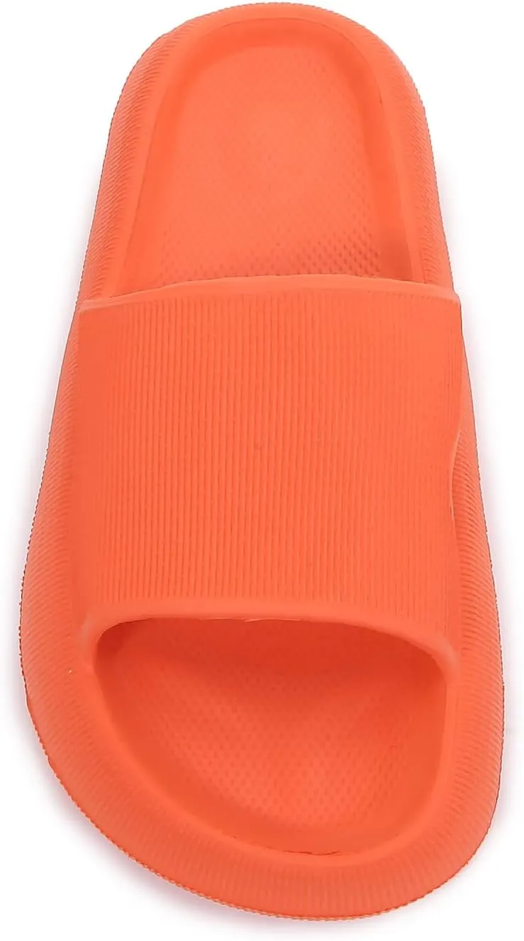 mm Thick Cushioned Platform Comfy Slippers for Women and Men Summer Beach Indoor Outdoor Rubber Open Toe Slides