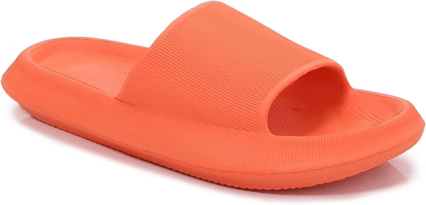 mm Thick Cushioned Platform Comfy Slippers for Women and Men Summer Beach Indoor Outdoor Rubber Open Toe Slides