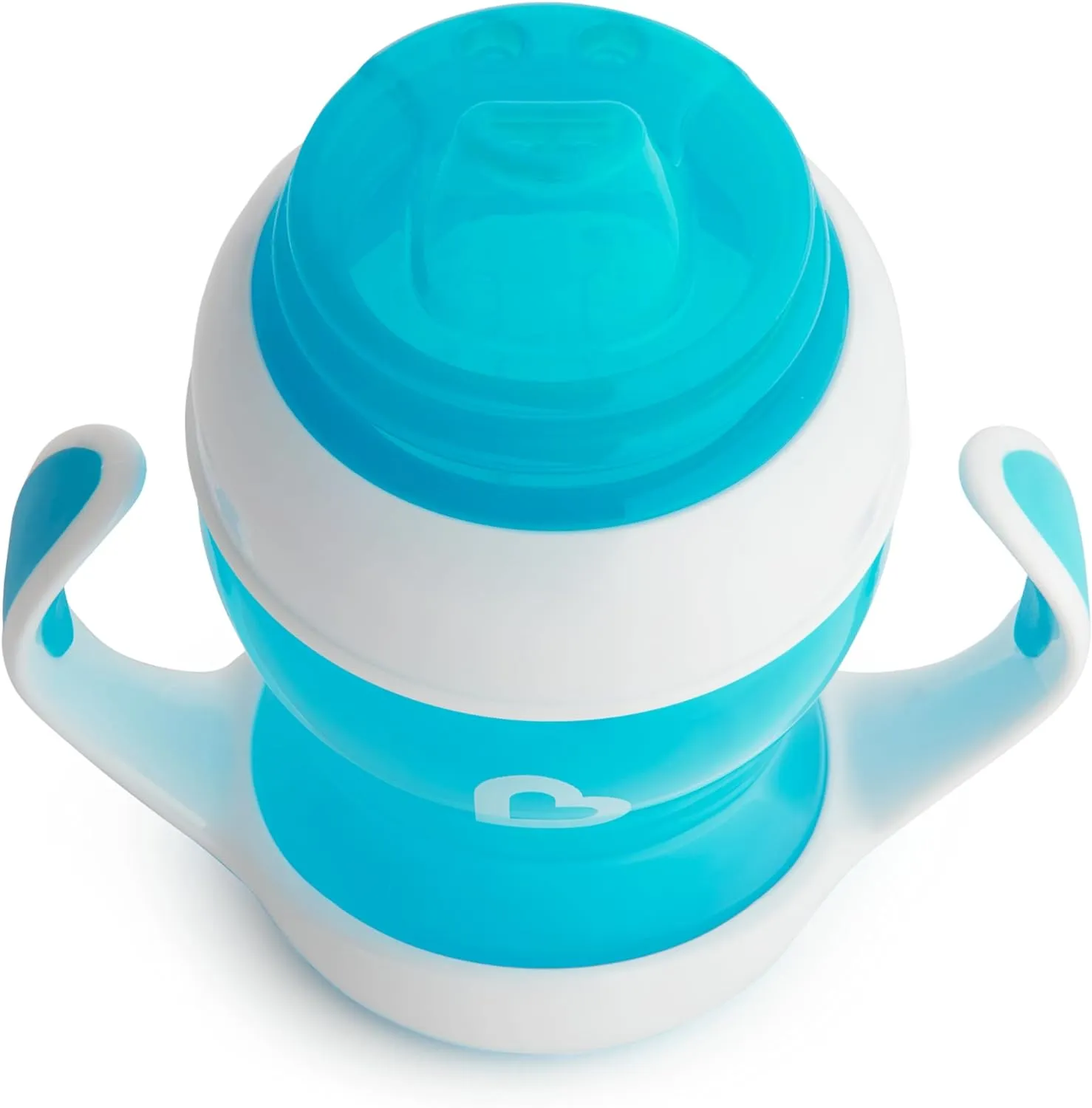 Munchkin® Gentle™ Transition Sippy Trainer Cup, 4 Ounce, 2 Pack, Blue
