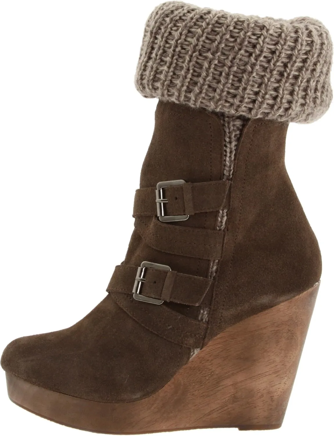 Naughty Monkey Women's Bundle Up Wedge Boot