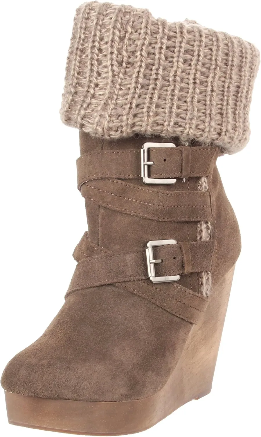 Naughty Monkey Women's Bundle Up Wedge Boot