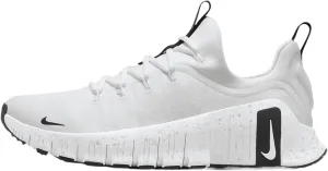 Nike Free Metcon 6 Women's Workout Shoes (HQ3510-100, White/Metallic Silver/Light Smoke Grey/Black)