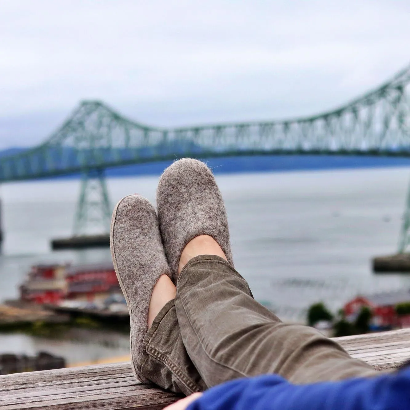 Nootkas Men's Felted Merino Wool 'Astoria' Mule House Slipper