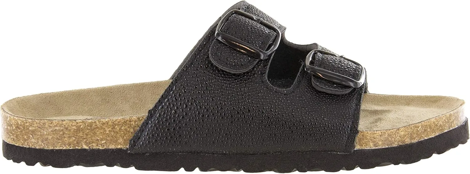 Northside Womens Mariani Leather Strap Cork Sandal