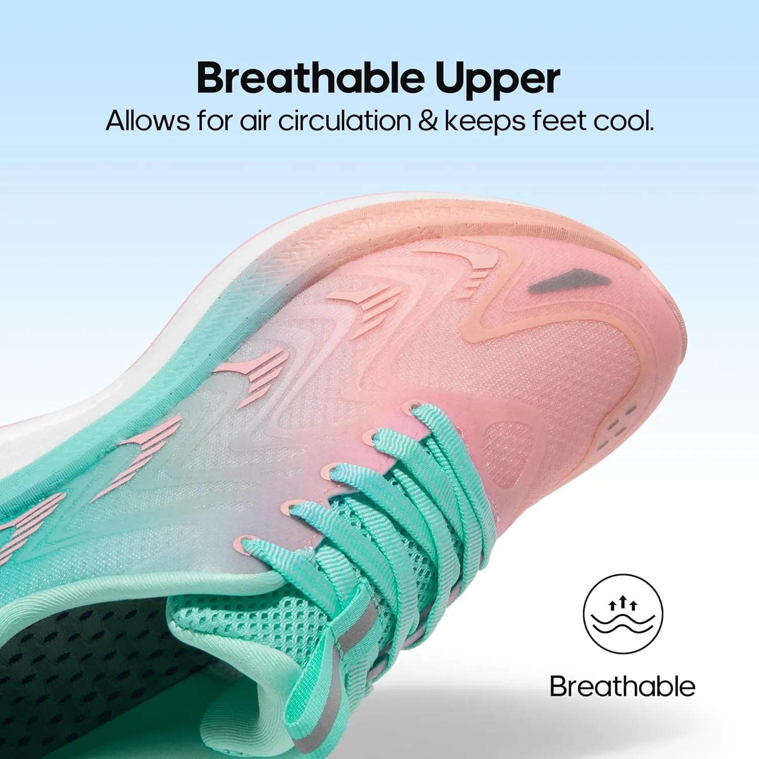 NORTIV 8 Women's Running Walking Tennis Shoes Comfortable Non-Slip FlyLife Breathable Athletic Workout Gym Cross Trainer Sports Sneakers