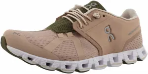 On Women's Cloud Sneakers, Rosebrown/Camo, Pink, 6 Medium US