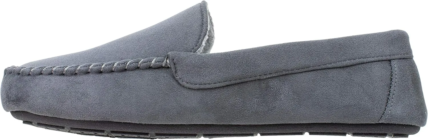 Original Penguin Mens Slippers, Microsuede Venetian Moccasin Slipper,Men's size 8 to 13