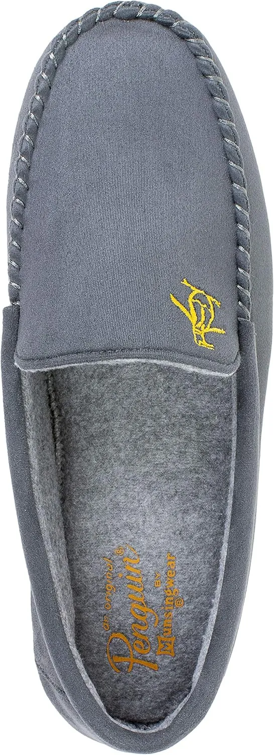 Original Penguin Mens Slippers, Microsuede Venetian Moccasin Slipper,Men's size 8 to 13