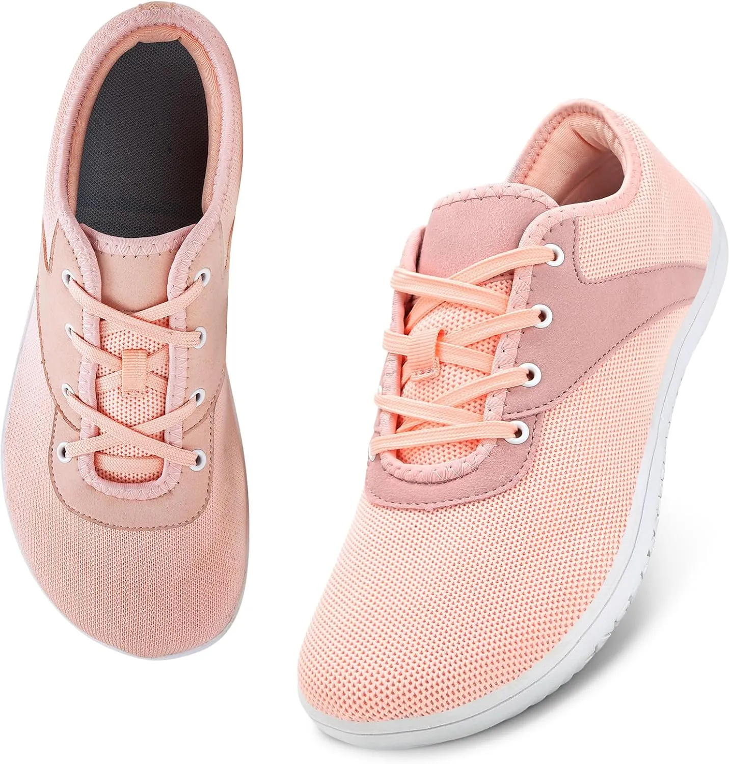 Padgene Wide Barefoot Minimalist Shoes for Women Men | Zero Drop Sole | Width Fashion Sneaker Wide Toe Box Cross-Trainer Lightweight Walking Casual Comfortable Running Shoes