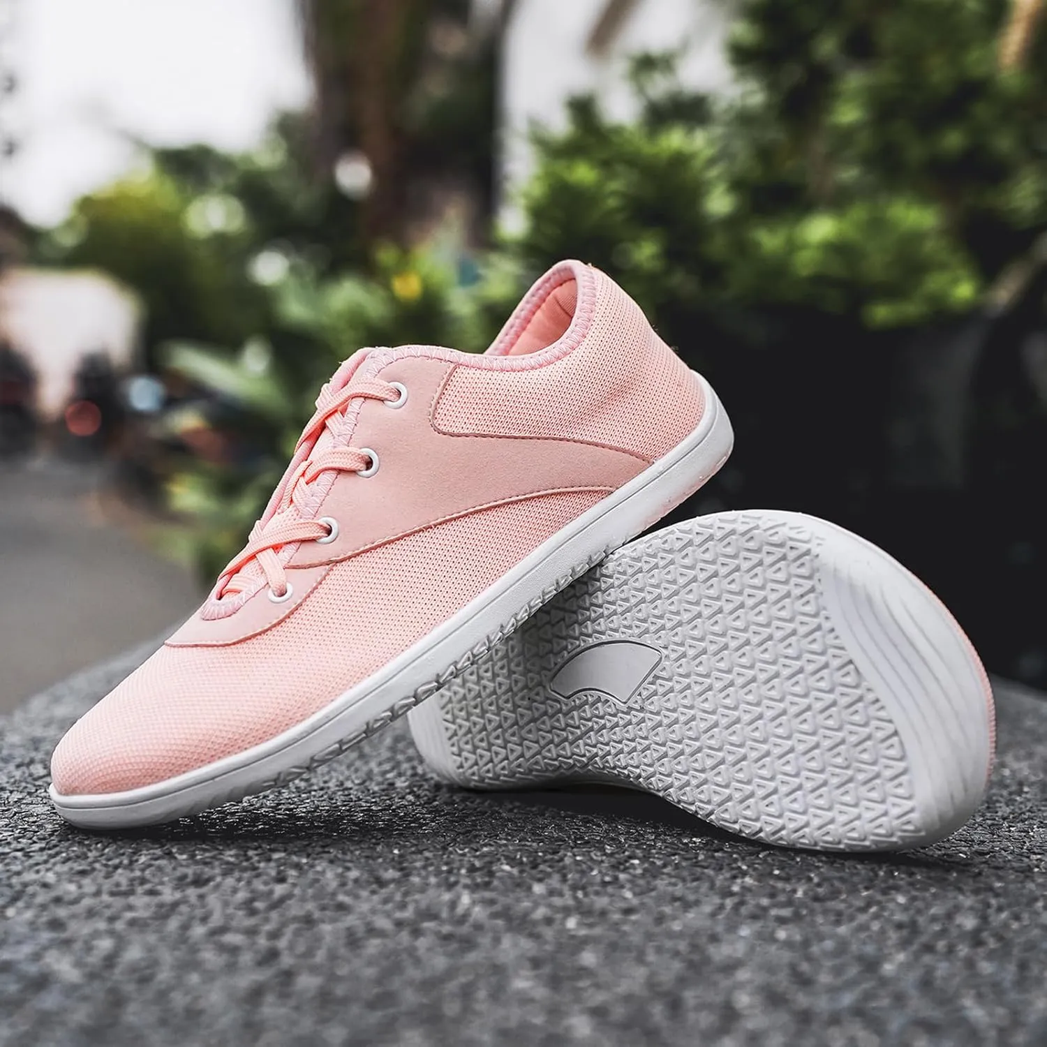 Padgene Wide Barefoot Minimalist Shoes for Women Men | Zero Drop Sole | Width Fashion Sneaker Wide Toe Box Cross-Trainer Lightweight Walking Casual Comfortable Running Shoes
