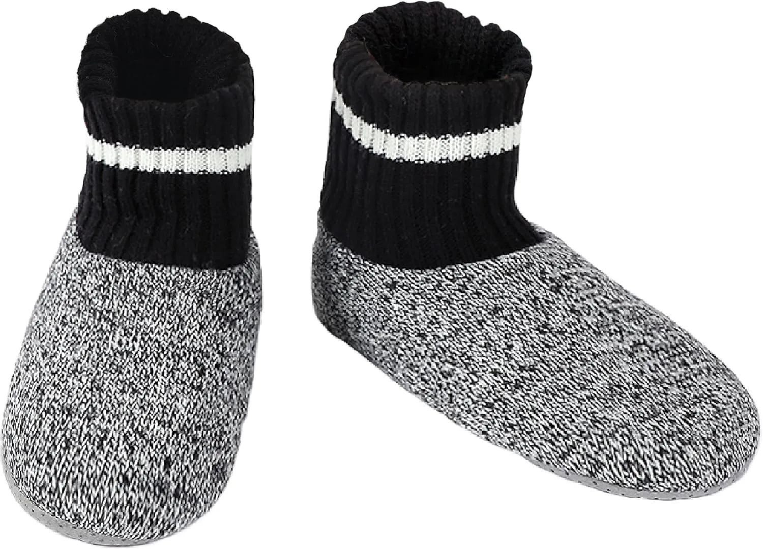 Panda Bros Slipper Socks Soft Cozy Thick House Indoor Boot Sock Shoes with Anti-Skid Bottom Soles for Men's