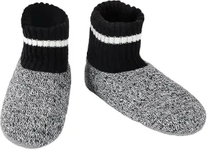 Panda Bros Slipper Socks Soft Cozy Thick House Indoor Boot Sock Shoes with Anti-Skid Bottom Soles for Men's