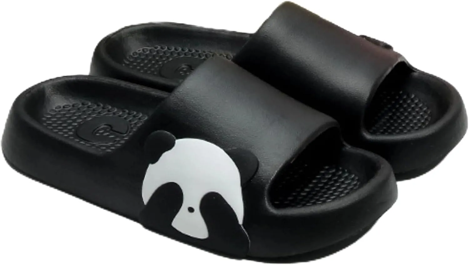 Panda Cartoon Slippers - Cute Panda Slides for Women & Men, Indoor/Outdoor Multipurpose Slippers, Open Toe, Couches, Summer & Bathroom Shower Use