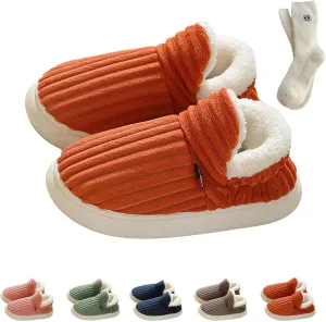 Pluffi Slipper Booties, Unisex Winter Cozy Slippers Casual Home Shoes, Shoes Non-Slip Cozy ushion Warm Slippers