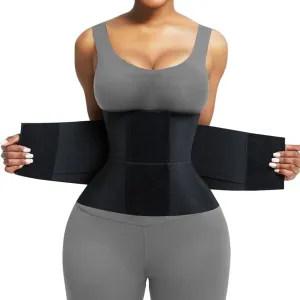 Plus Size Waist Trainer for Women,Breathable Tummy Resilience Perspire Belt,Body Shaper Ab Belt with Triple Wrap