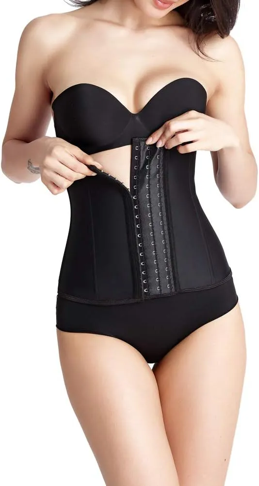 Plus Waist Trainer for Women Latex Underbust Waist Corset Cincher Body Shaper