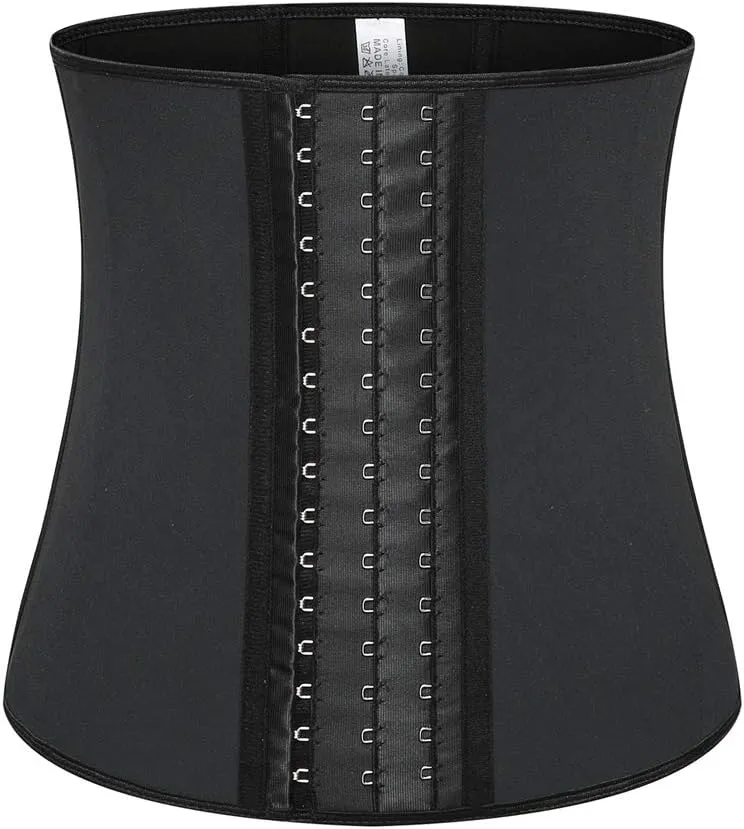Plus Waist Trainer for Women Latex Underbust Waist Corset Cincher Body Shaper