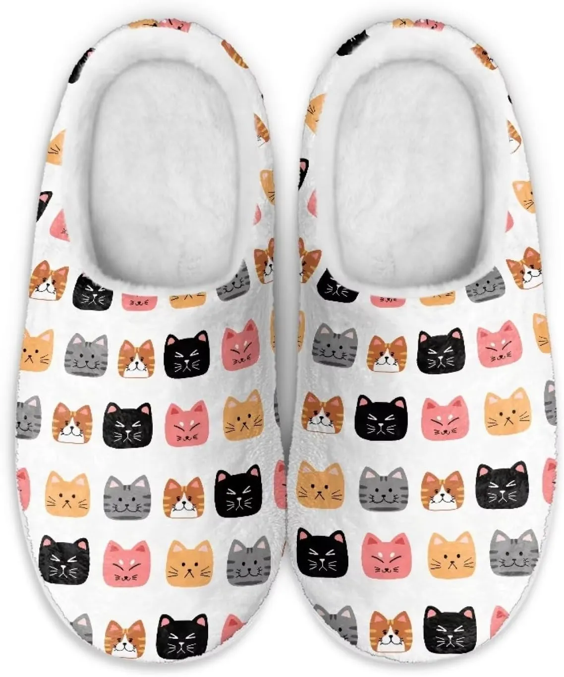 Plush Slipper for Women Warm Soft Flannel Fuzzy House Cotton Slipper Winter Non-Slip for Outdoor Slipper Ladies US 3-13