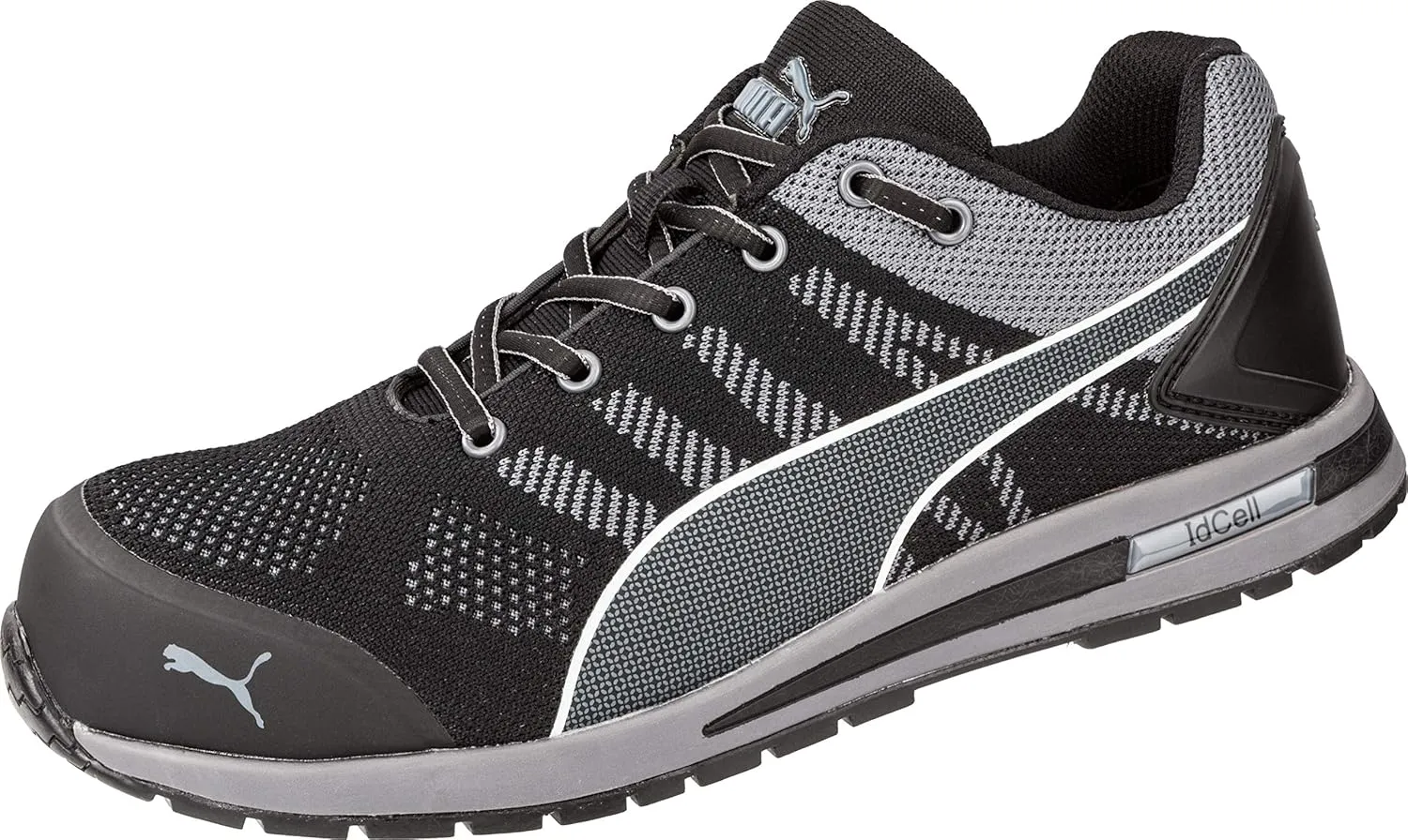 PUMA Safety Elevate Knit Low S1 Safety Trainer Black UK 12 Black