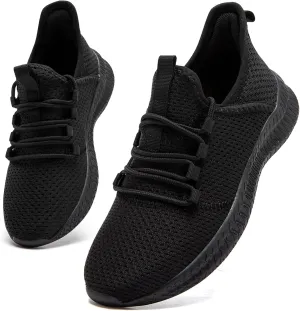QIJGS Wide Running Shoes for Women Sport Athletic Gym Casual Sneakers Fashion mesh Lightweight Shoes