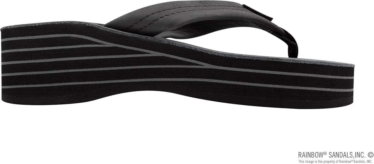 Rainbow Sandals Women's Six Layer Classic Wedge Sandal 1" Strap