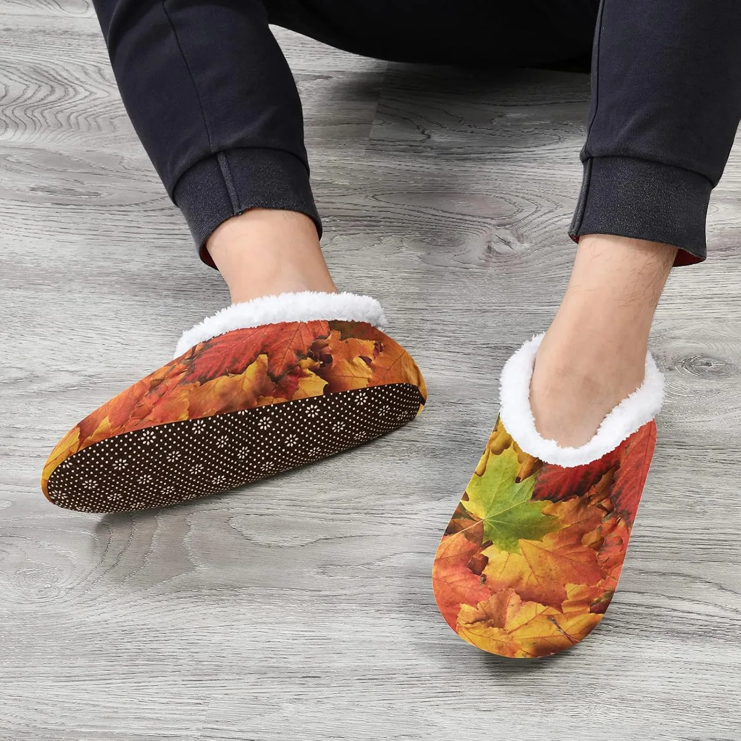 Red Black Buffalo Plaid House Spa Slippers Merry Christmas Home Slipper Soft Memory Foam Slipper Non Slip for Travel Women Men Hotel Bedroom Womens Mens Shoes Slippers
