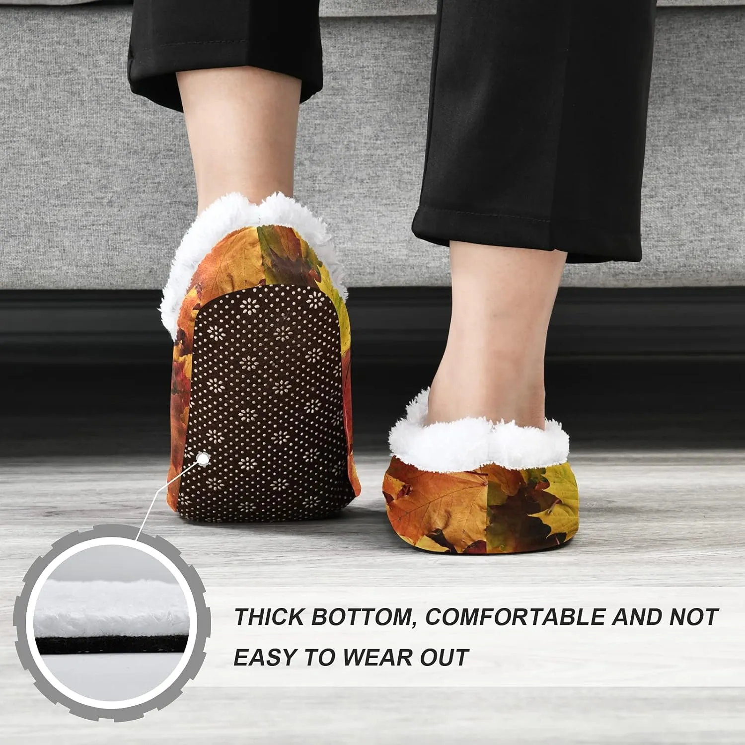 Red Black Buffalo Plaid House Spa Slippers Merry Christmas Home Slipper Soft Memory Foam Slipper Non Slip for Travel Women Men Hotel Bedroom Womens Mens Shoes Slippers