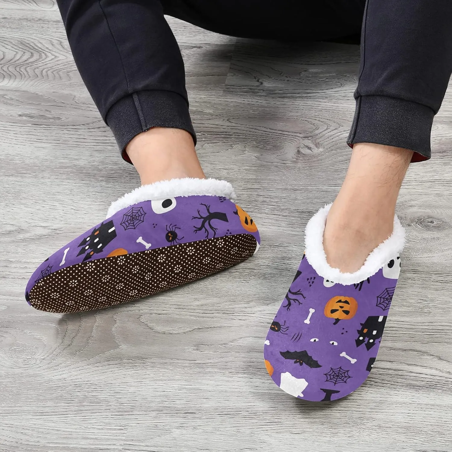 Red Black Buffalo Plaid House Spa Slippers Merry Christmas Home Slipper Soft Memory Foam Slipper Non Slip for Travel Women Men Hotel Bedroom Womens Mens Shoes Slippers