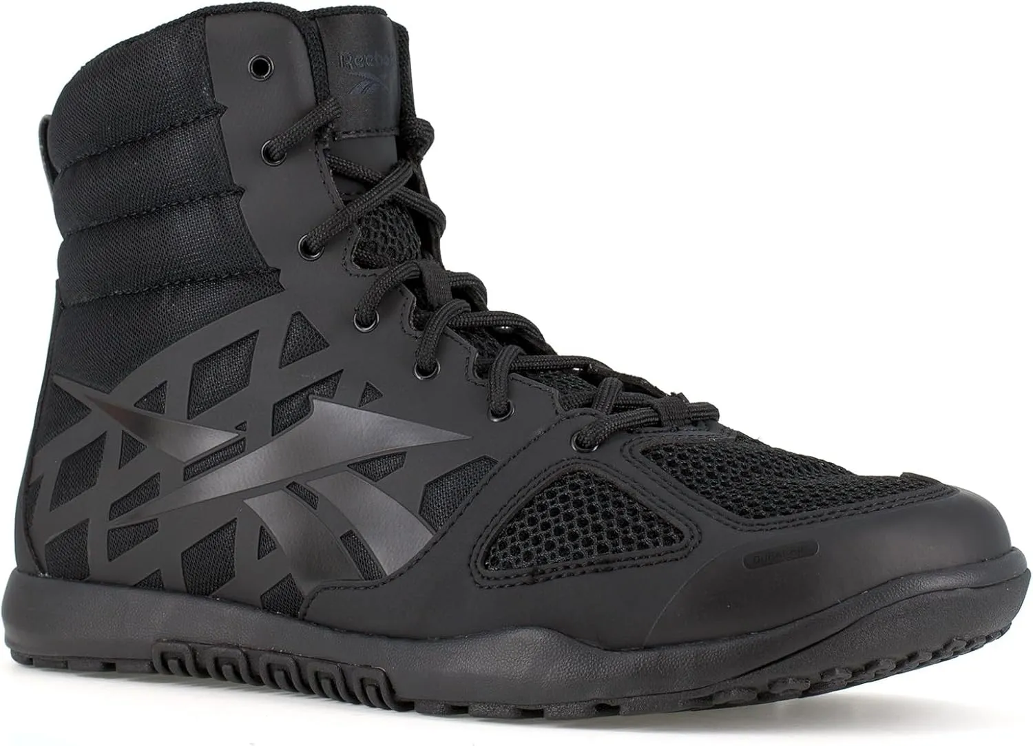 Reebok Work Unisex RB7120 Nano 6" Tactical Soft Toe Boot Black Hiking Shoe, 10.5 US Men