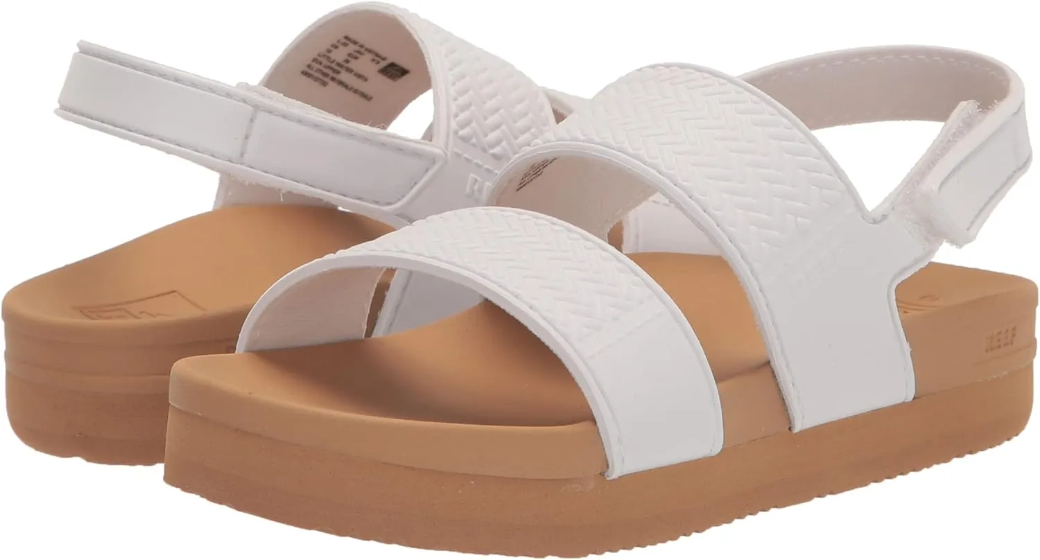 REEF Toddler/Little Kid Water Vista Platform Sandal, Water Friendly, Adjustable Velcro Strap
