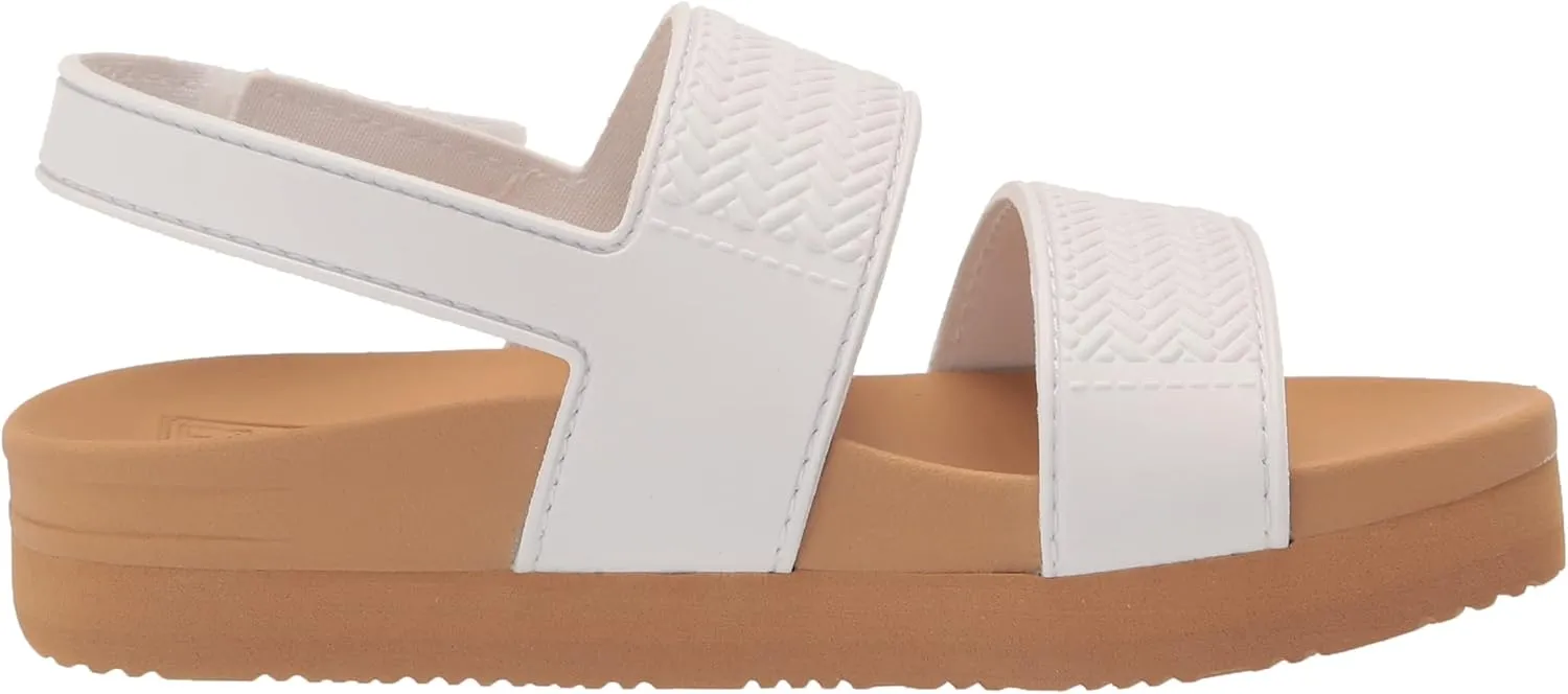 REEF Toddler/Little Kid Water Vista Platform Sandal, Water Friendly, Adjustable Velcro Strap