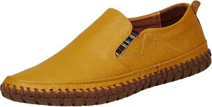 rismart Men's Slip on Shoes Loafers Casual Flat Walking Driving Sneakers
