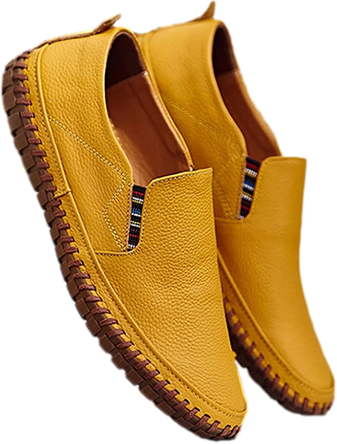 rismart Men's Slip on Shoes Loafers Casual Flat Walking Driving Sneakers