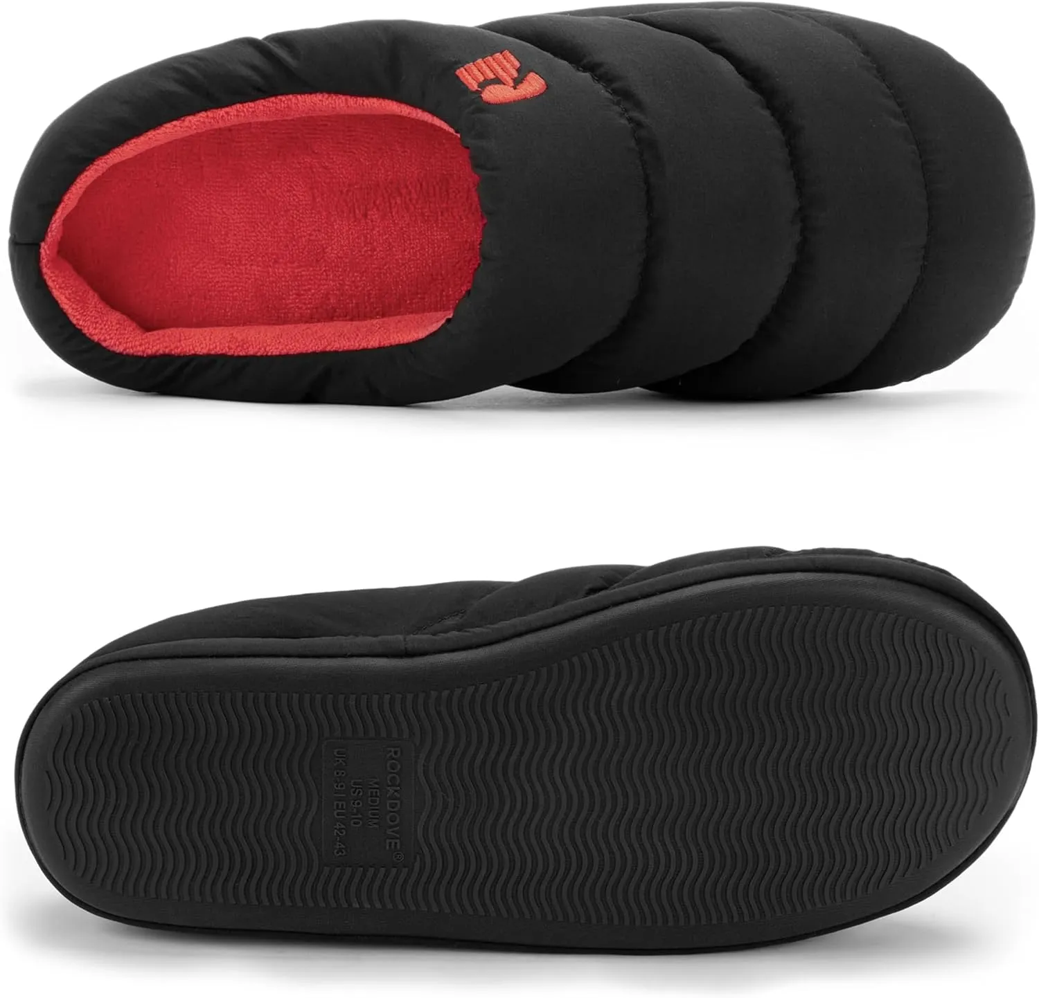 RockDove Men's Campground Memory Foam Down Slipper
