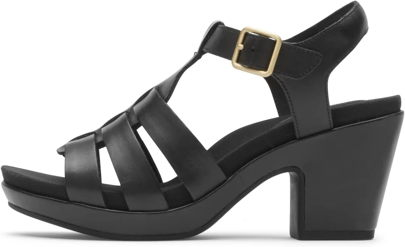 Rockport Women's Vivianne Woven Heeled Sandal