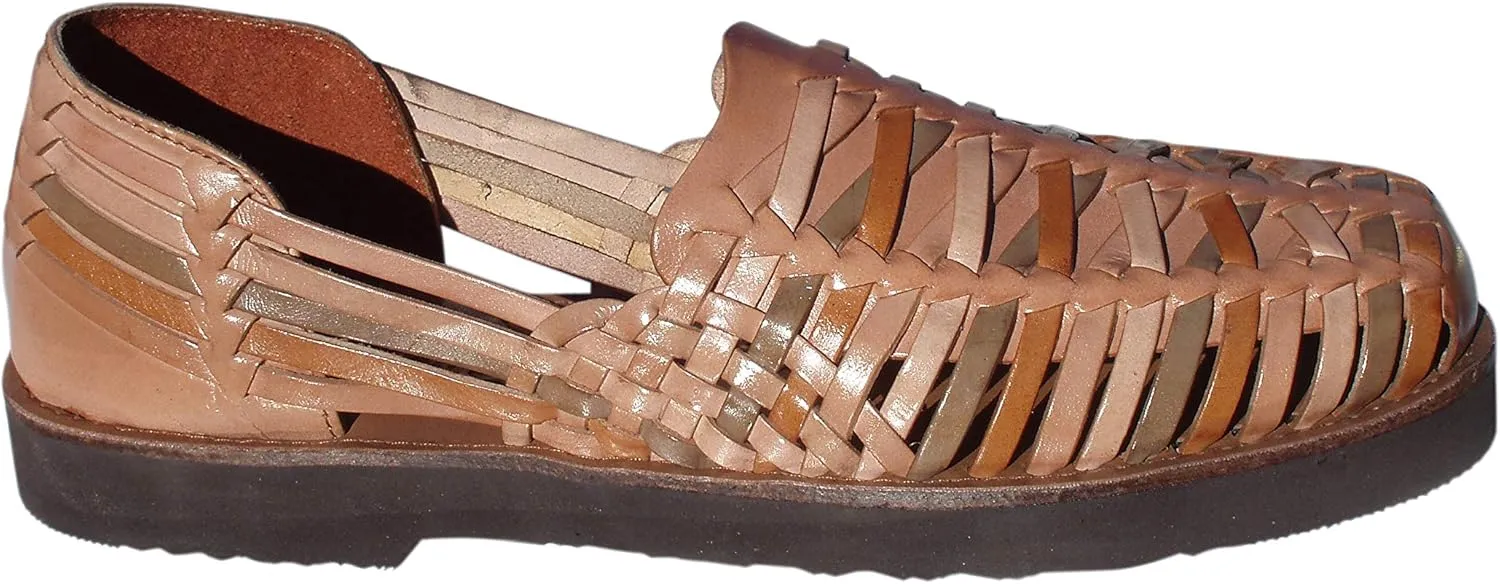 Rocky Men's Hand Woven Leather Huarache Sandal for All-Day Comfort