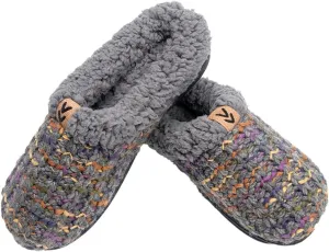 Roxoni Women's Tight Knit Clog With Fleece Trim Comfortable House Slipper