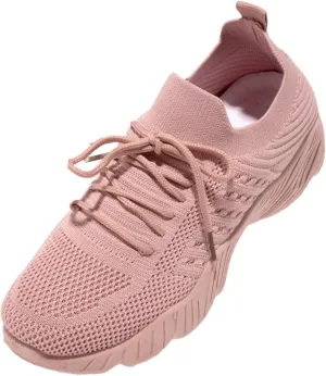 Running Shoes For Women Arch Support Walking Tennis Shoes Slip On Memory Foam Lightweight Non Slip Athletic Sneakers