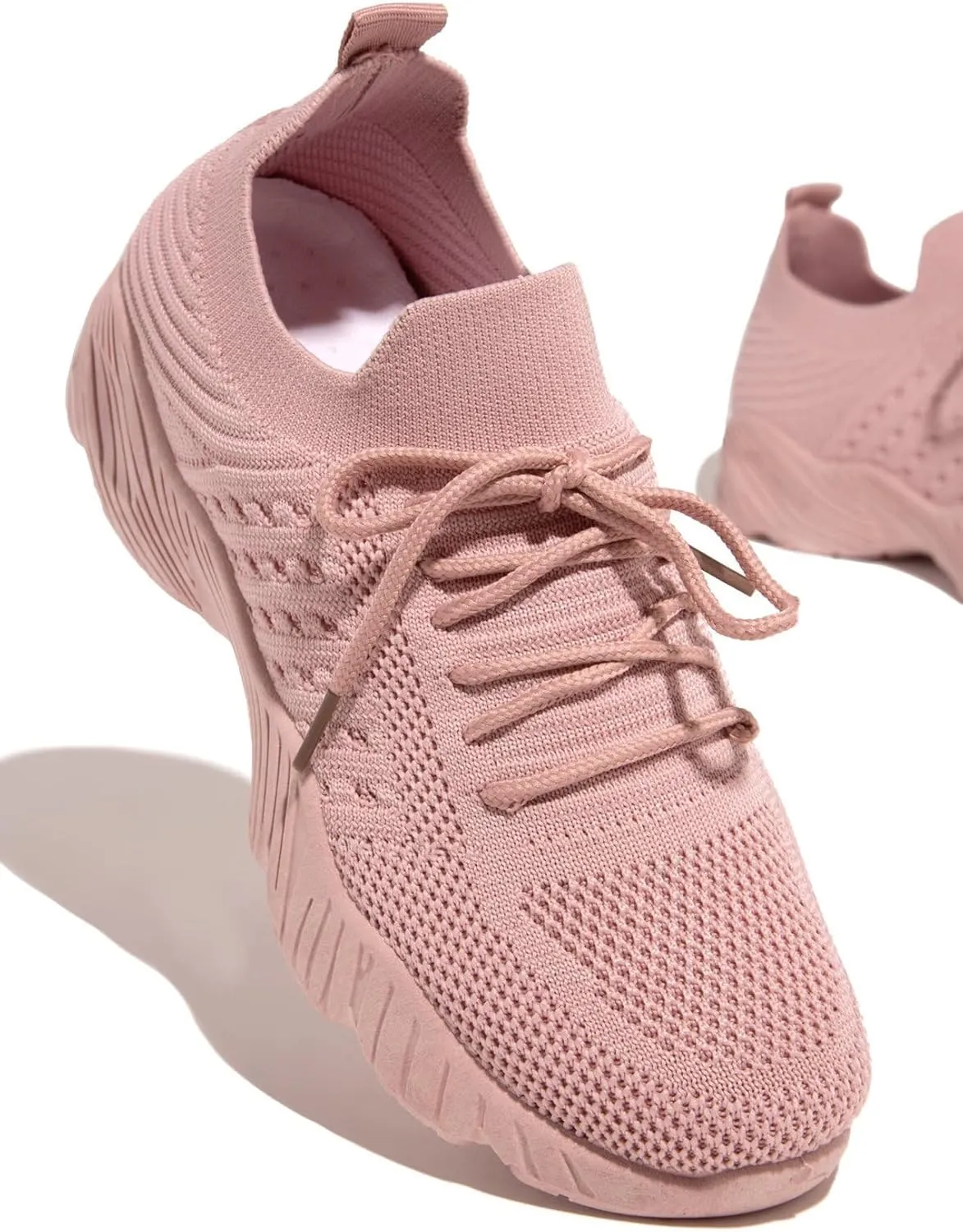 Running Shoes For Women Arch Support Walking Tennis Shoes Slip On Memory Foam Lightweight Non Slip Athletic Sneakers