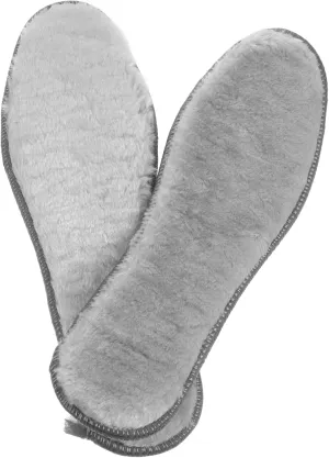 SAFIGLE Ergonomic Foot Support 4 Pairs Women's Thickened Insoles Fuzzy Shoe Inserts for Winter Boots Warm