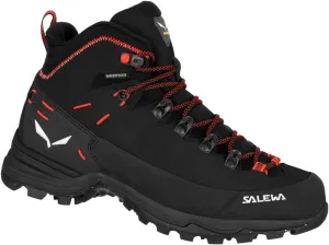 Salewa Alp Mate Mid PTX Hiking Boot - Women's Asphalt/Black 10