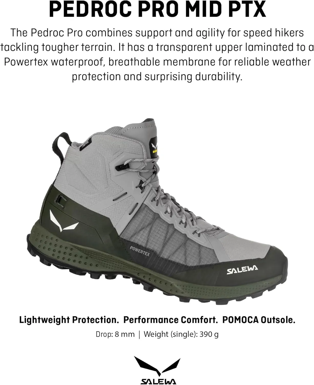 Salewa Men's Pedroc Pro Powertex Waterproof Trekking & Hiking Boot