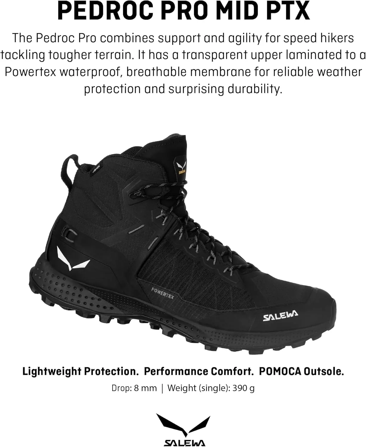 Salewa Men's Pedroc Pro Powertex Waterproof Trekking & Hiking Boot