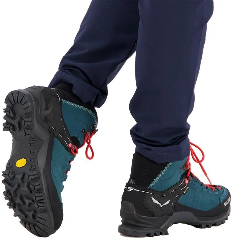 Salewa Women's Mountain Trainer Mid GTX Alpine Trekking Boot | Hiking, Alpine Climbing, Technical Approach | Gore-Tex Breathable Waterproof Protection, Vibram Sole, Durable Leather and Fabric Upper