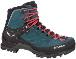 Salewa Women's Mountain Trainer Mid GTX Alpine Trekking Boot | Hiking, Alpine Climbing, Technical Approach | Gore-Tex Breathable Waterproof Protection, Vibram Sole, Durable Leather and Fabric Upper