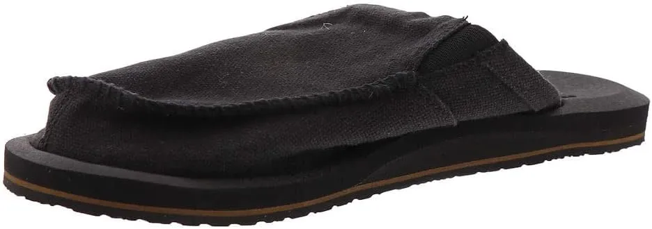 Sanuk Mens You Got My Back Loafers | Mens Shoes | Slip On Shoes for Men | Men's Slip-on Loafers | Memory Foam Footbed