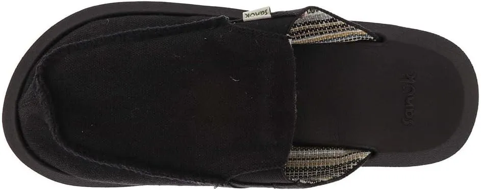 Sanuk Mens You Got My Back Loafers | Mens Shoes | Slip On Shoes for Men | Men's Slip-on Loafers | Memory Foam Footbed