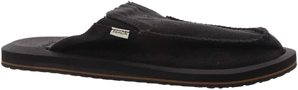 Sanuk Mens You Got My Back Loafers | Mens Shoes | Slip On Shoes for Men | Men's Slip-on Loafers | Memory Foam Footbed