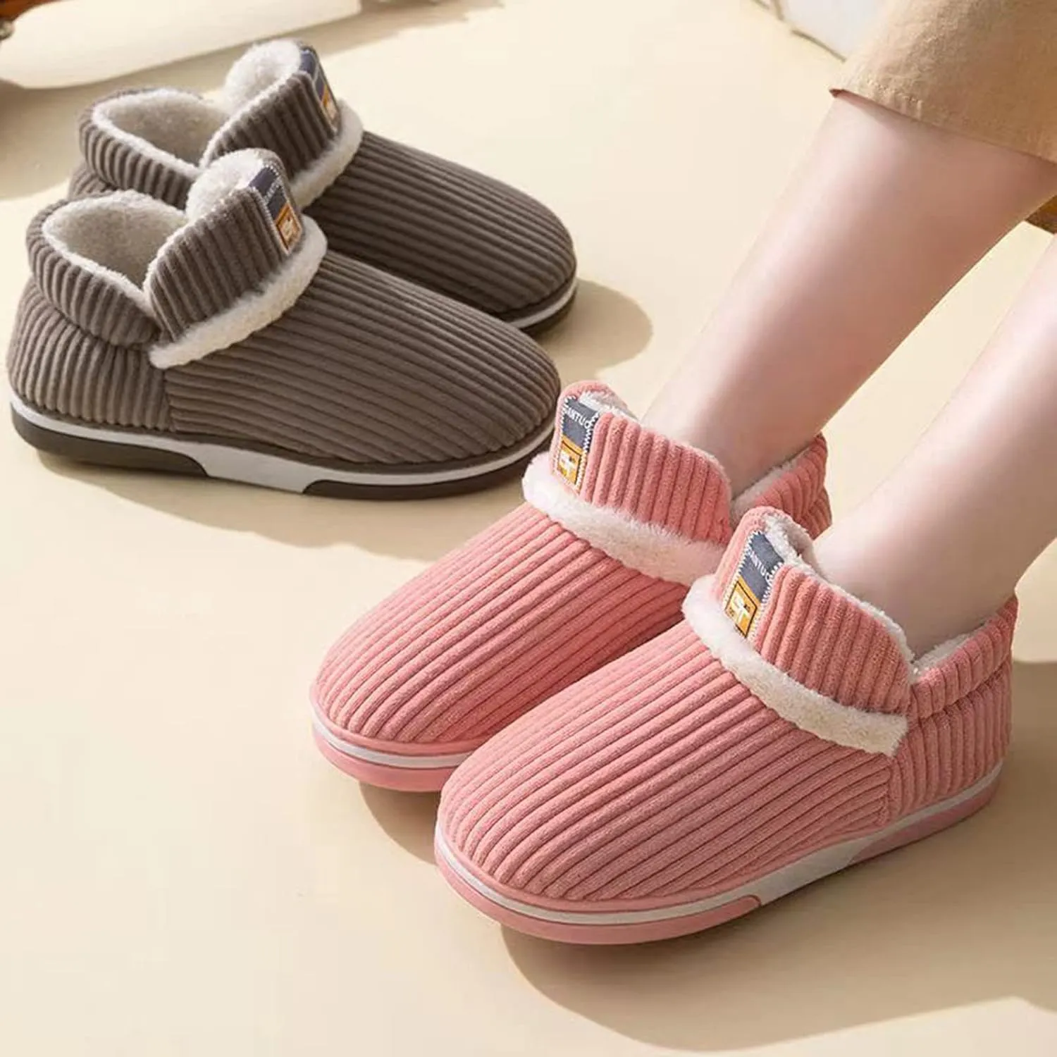 SBGMoSJ Indoor House Slippers Cute Ladies Slippers Winter Womens Slippers Size 10 Indoor Outdoor White Fluffy Slippers Nightmare Before Christmas Ornaments Gifts for Her 2023