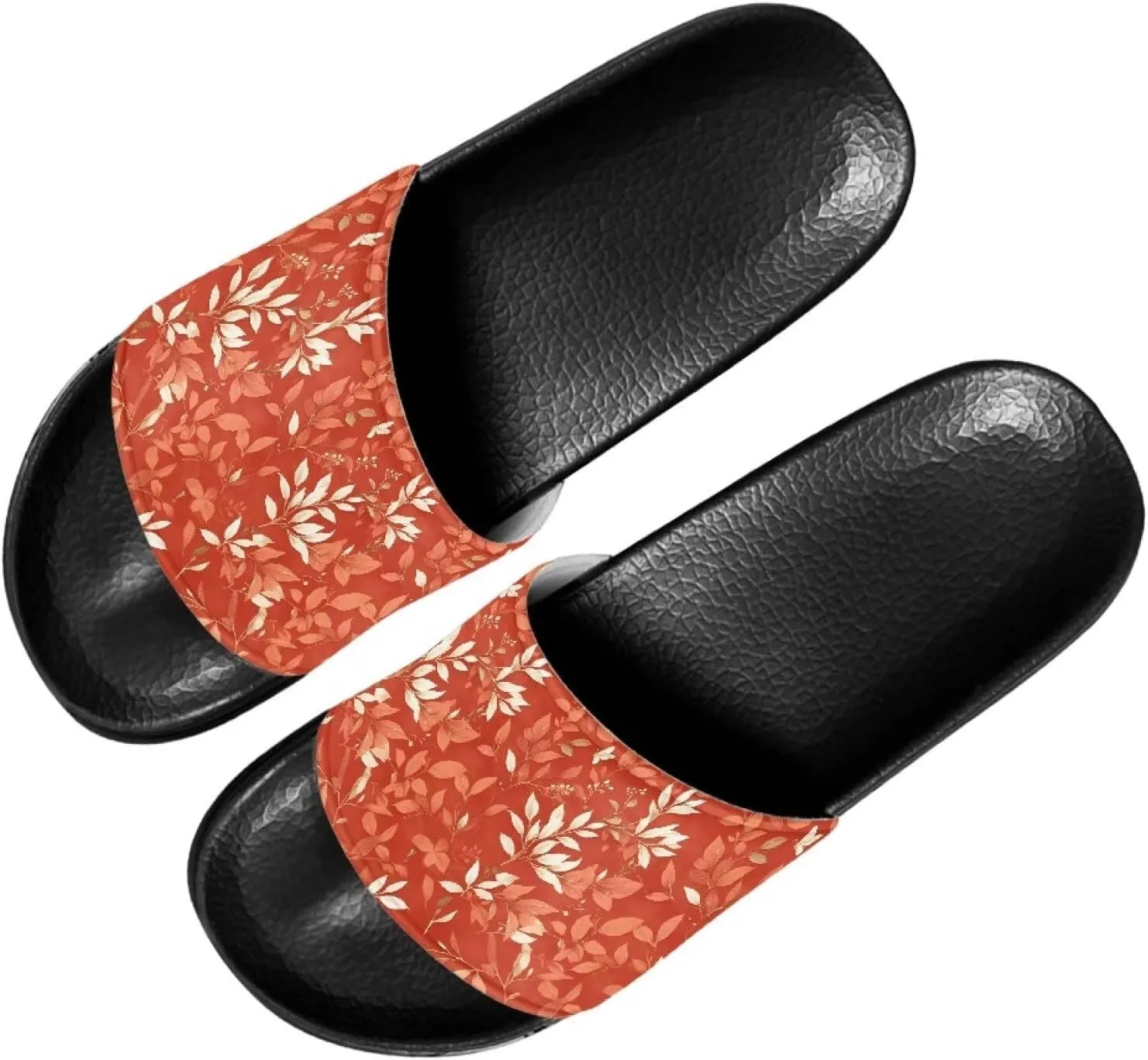 Semioury Lotus Summer Slippers for Women Turtle Travel Lightweight Cozy Soft Comfy Thick Shoes Beach Sandal Bathroom Slipper